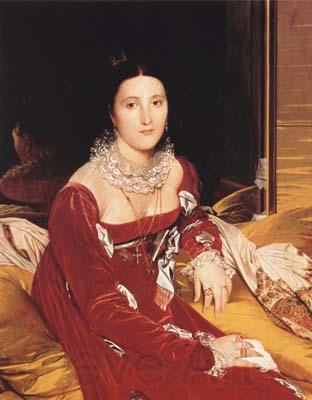 Jean Auguste Dominique Ingres Portrait of Marie Marcoz,later Vicomtesse de Senonnes (mk04)